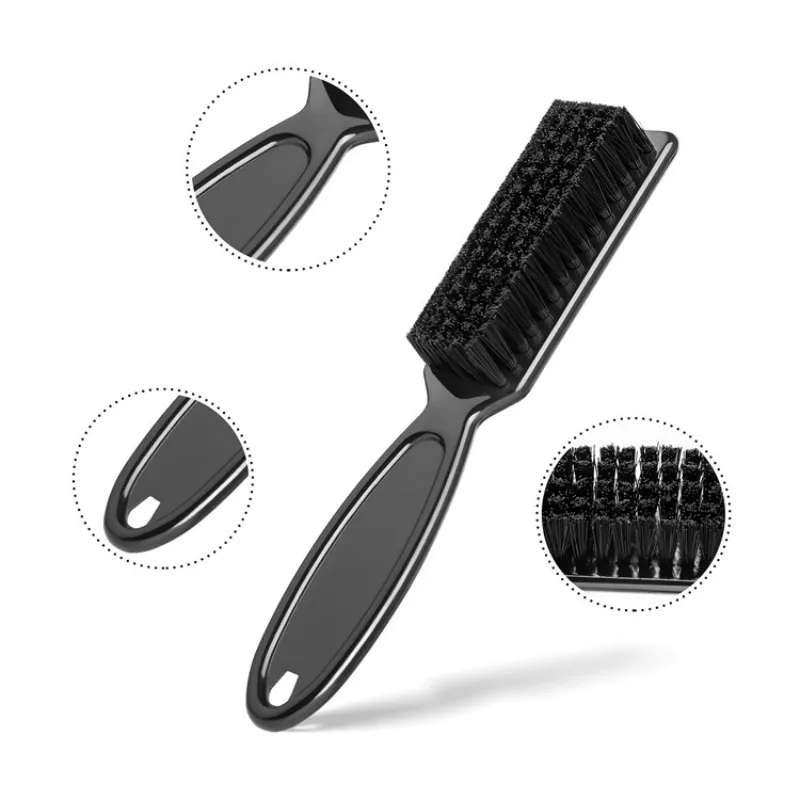 Professional Hair Cleaning Brush Wooded Handle Beard Brush Hairdressing Styling Tool Broken Hair Remove Comb Soft Man Hair Comb