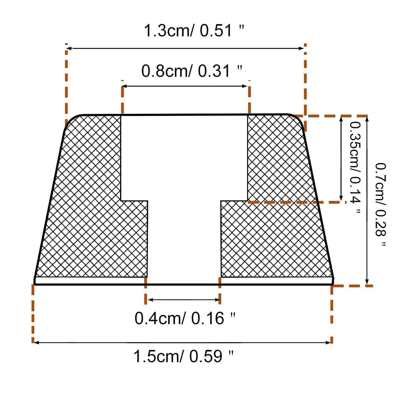 120 Pcs Soft Cutting Board with Stainless Steel Screws 0.28 x 0.59 for Furniture, Electronics and Appliances