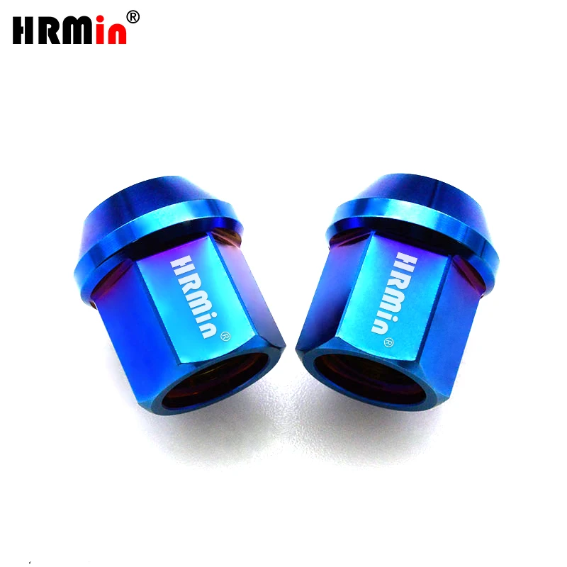 HRMin open end Gr.5 titanium cone seat wheel titanium racing lug nut M12*1.25mm for Nissan,Greatwall,Geely,Subaru,Suzuki etc.