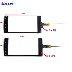 2.5D 6pin GT911 Touch Panel Digitizer Screen HLX-1819-V1 HLX-90001-V5 Car DVD GPS Navigation Video Glass For Teyes Honda Toyota