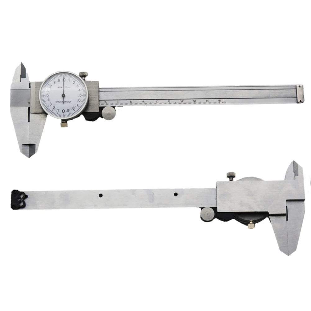 0 150mm Metric for dial Vernier Caliper Measuring Tool with Shock for proof Build for Precise Internal External Depth and Step