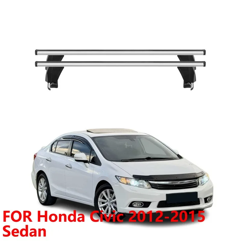 

Верхние поперечины багажника на крышу для Honda Civic 2012-2015, седан, 2 шт., черный алюминий
