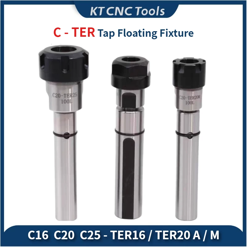 

C16 C20 C25 TER16 TER20 25 32 Elongate Handle Telescopic Floating Chuck Tap Fixture Torque Overload Protection Flexible Tapping