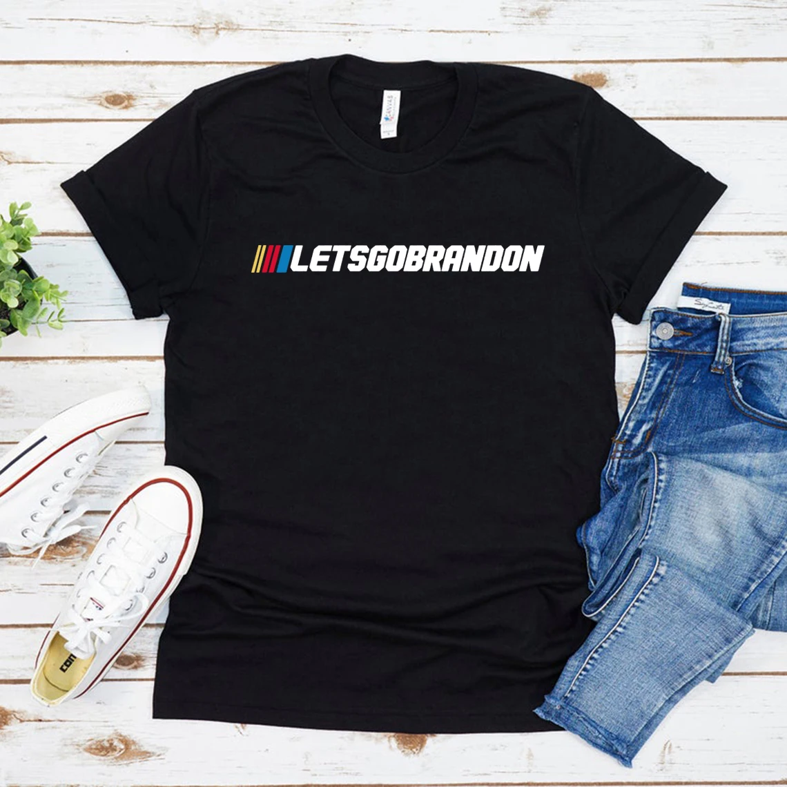 Let's Go Brandon T-Shirt Racing Fans FJB Funny T Shirt Pro America T Shirts Awakened Patriot Tshirt Republican Gifts Unisex Tops