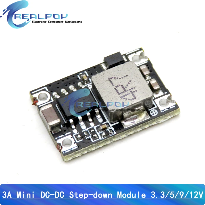 3A Mini DC-DC Buck Step Down Converter Board Modul 5V-30V zu 3,3V 5V 9V 12V DC DC Spannung Regler PCB Board Power Buck Modul