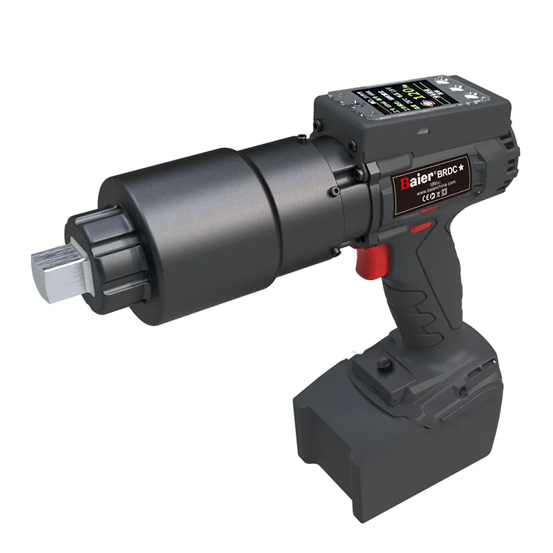 Large Screen Real Time Display Controlled Torque 5% Accuracy Battery Power Wrench