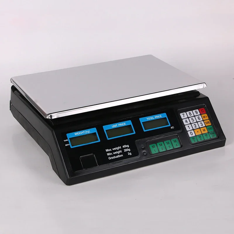 Competitive Price Wholesale 30/40Kg Digital Led/Lcd Display Fruit Vegetable Weighing Scale