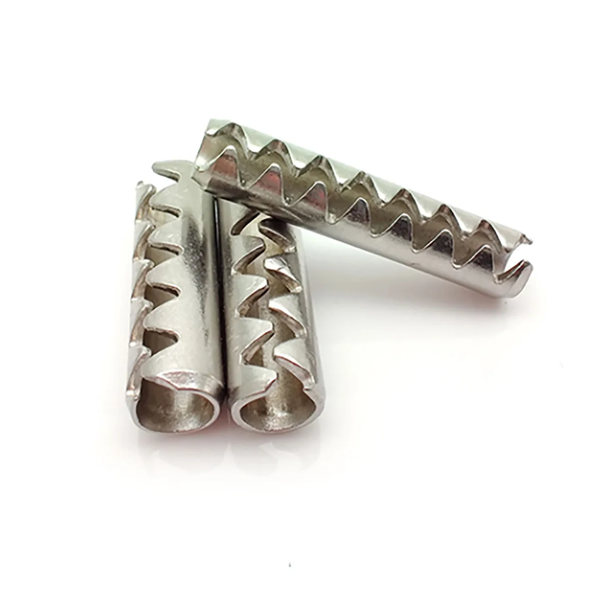 

304 Stainless Steel Serrated Elastic Cylindrical Pin, Corrugated Toothed Split Pin M2M2.5M3M4M5M6