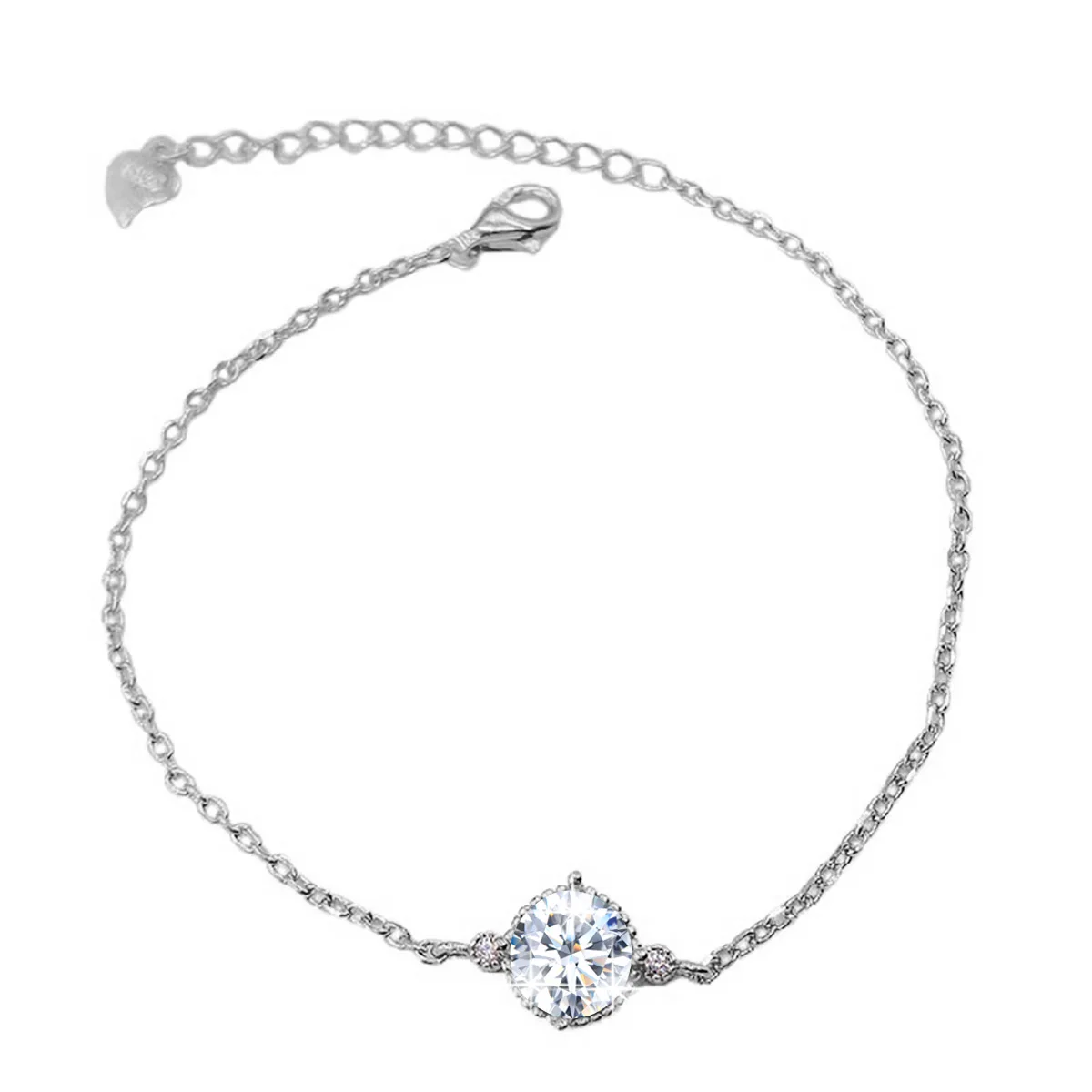 Hohe Qualität 0,5 ct D Farbe Moissanite Armbänder 925 Sterling Silber Für Frau Bankett Geburtstag Luxus Trend Edlen Schmuck