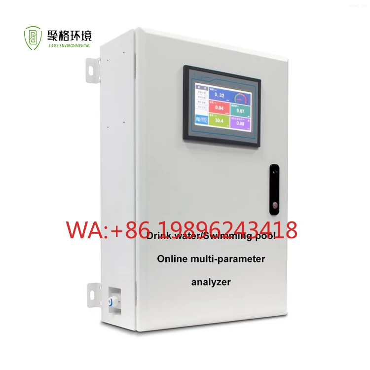 

Drinking Water Swimming Pool Quality Multi-parameter Online Monitoring System pH ORP EC TDS Salinity DO FCL Turbidity Analyzer