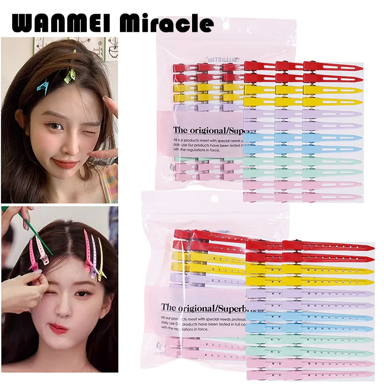 

24-48pcs Colorful Metal Hair Clips Professional Salon Hairpin Makeup Clamps Soft Hair Root Fluffy Tool Hair Styling Accessories