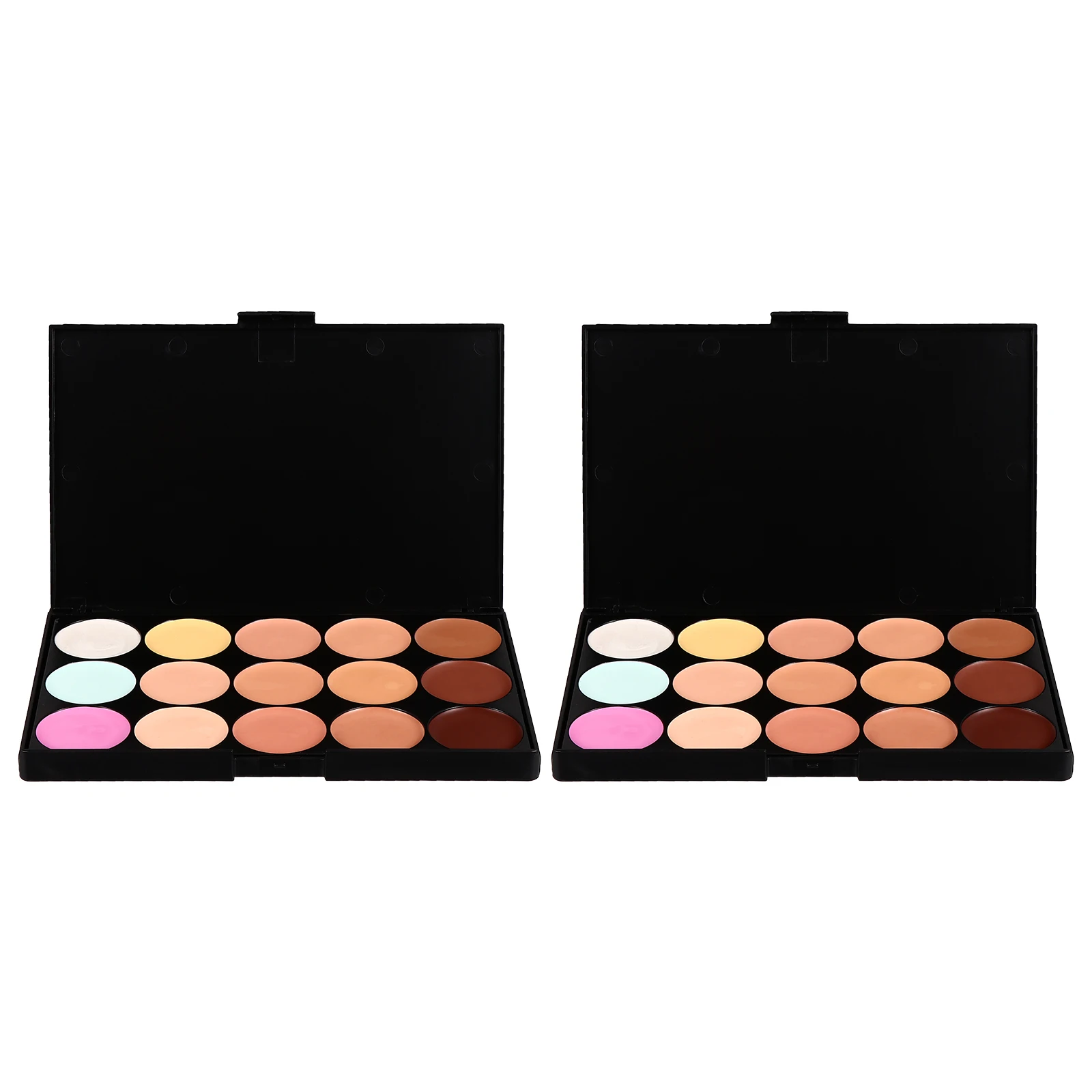 

2pcs Concealer Foundation 15ShadesColour under Eye Facial Makeup Supplies FaceBruise Cream Waterproof LongWear