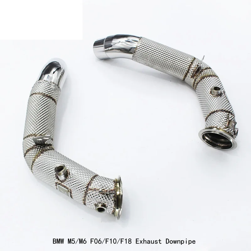 Head Section High flow Pipes Exhaust Pipes branch downpipe Exhaust Pipe with catalyst for BMW M5/M6 F06/F10/F18 2012-2016