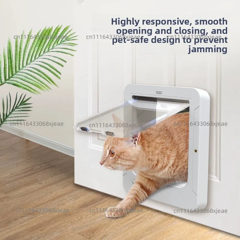 Electronic Induction Door Automatic Safe Door,  Flap with Microchip Sensor and Controllable Direction