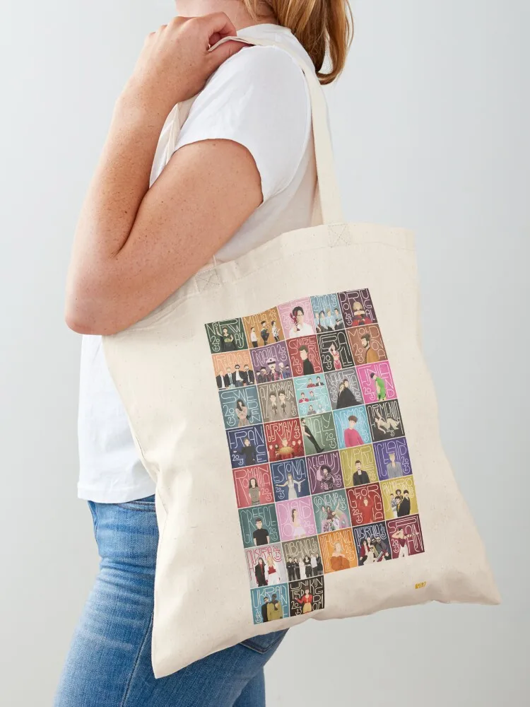 

Eurovision 2023 Artists Tote Bag Shopper handbag supermarket folding bag Big bag women tote women