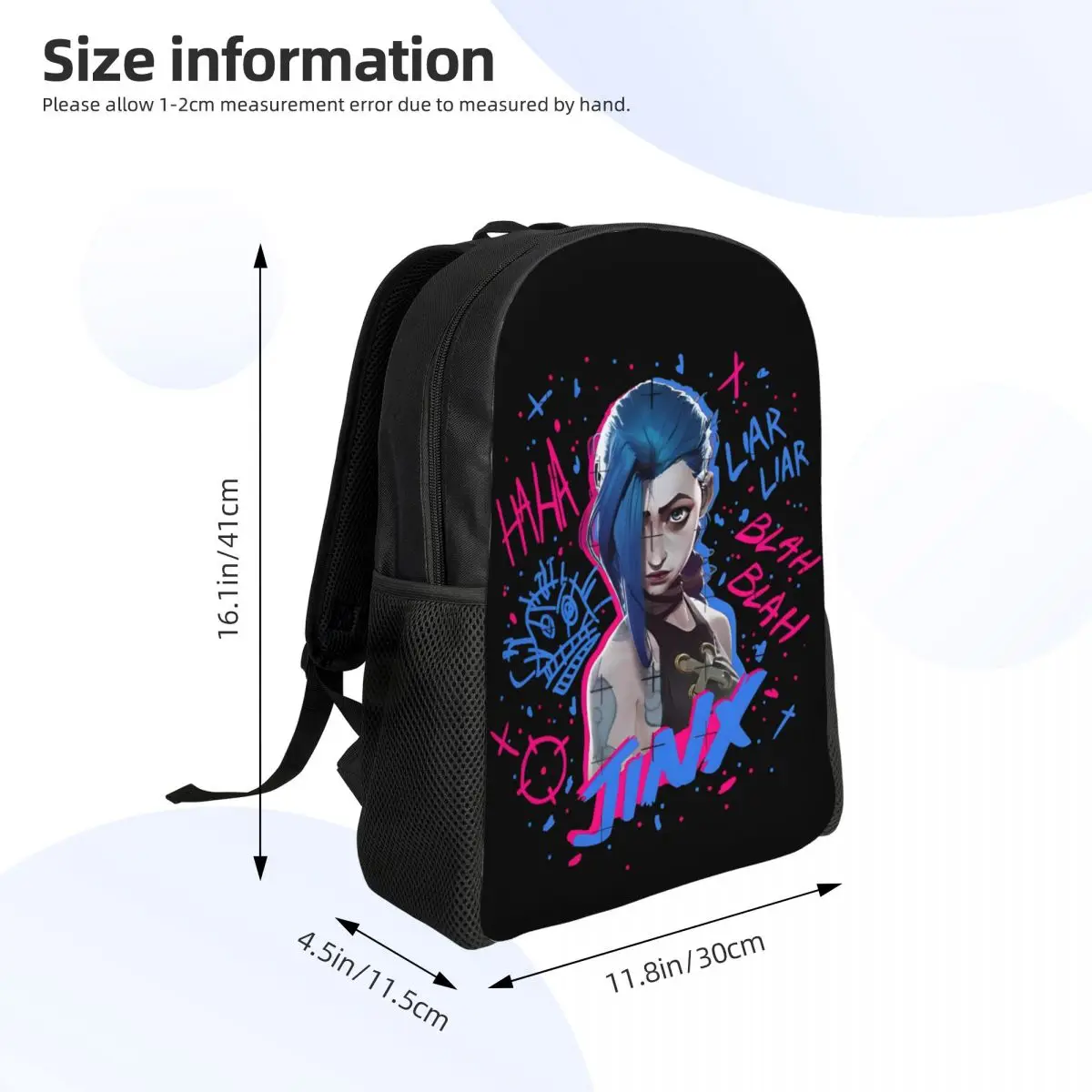 Arcane Jinx Gift For Game Lover Fans Backpack for Kids Girls Boys Lightweight Backpacks Bags for Toddlers Daycare