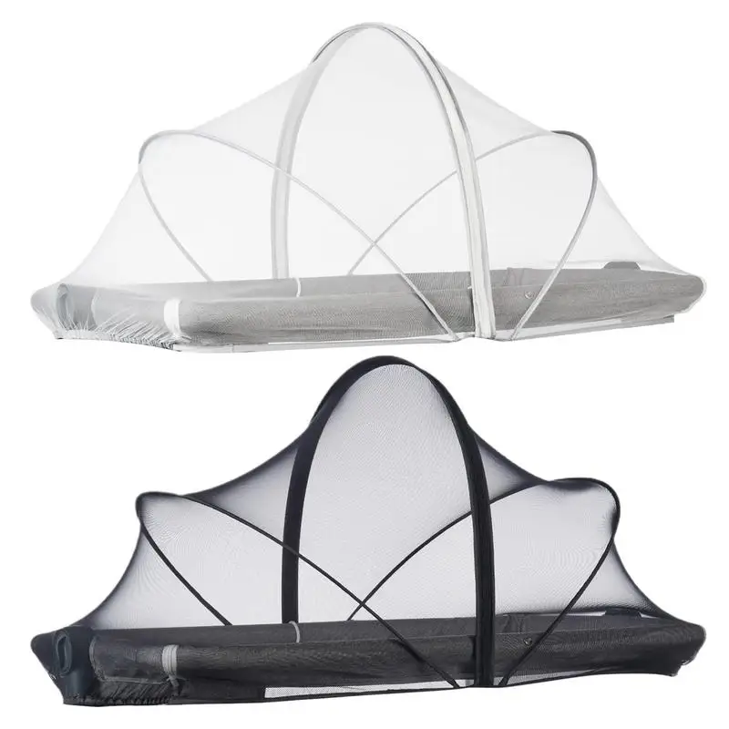 Red para cama de bebé, red portátil para cuna de bebé, malla plegable transpirable para mecedora, cochecito, parque infantil, hamaca pequeña