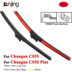 LNJING Colorful Wiper Blade For Changan CS55 Plus Nevo Q5 Uni-S 2017 2018 2019 2020 2021 2022 2023 2024 Car Exterior Accessories