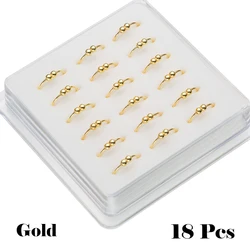 Fashion Sterling Silver 925 Piercing Nose Ring Double Ball 8-shape Ear Cartilage Piercing Ear Ring Women Luxury Jewelry Nose Rin