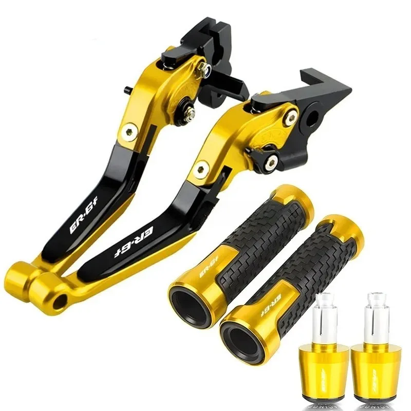 For Kawasaki Ninja ER6F ER-6F ER 6F 2006 2007 2008 Motorcycle Adjustable Brake Clutch Levers Handlebar Grips Ends - view 6
