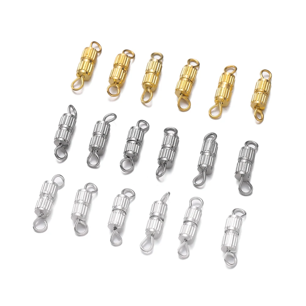 20 قطعة النحاس النحاس المسمار المشبك إغلاق السحابة قفل مشبك الحبل نهاية تلميح قبعات موصل ل سوار ذاتي الصنع قلادة صنع المجوهرات