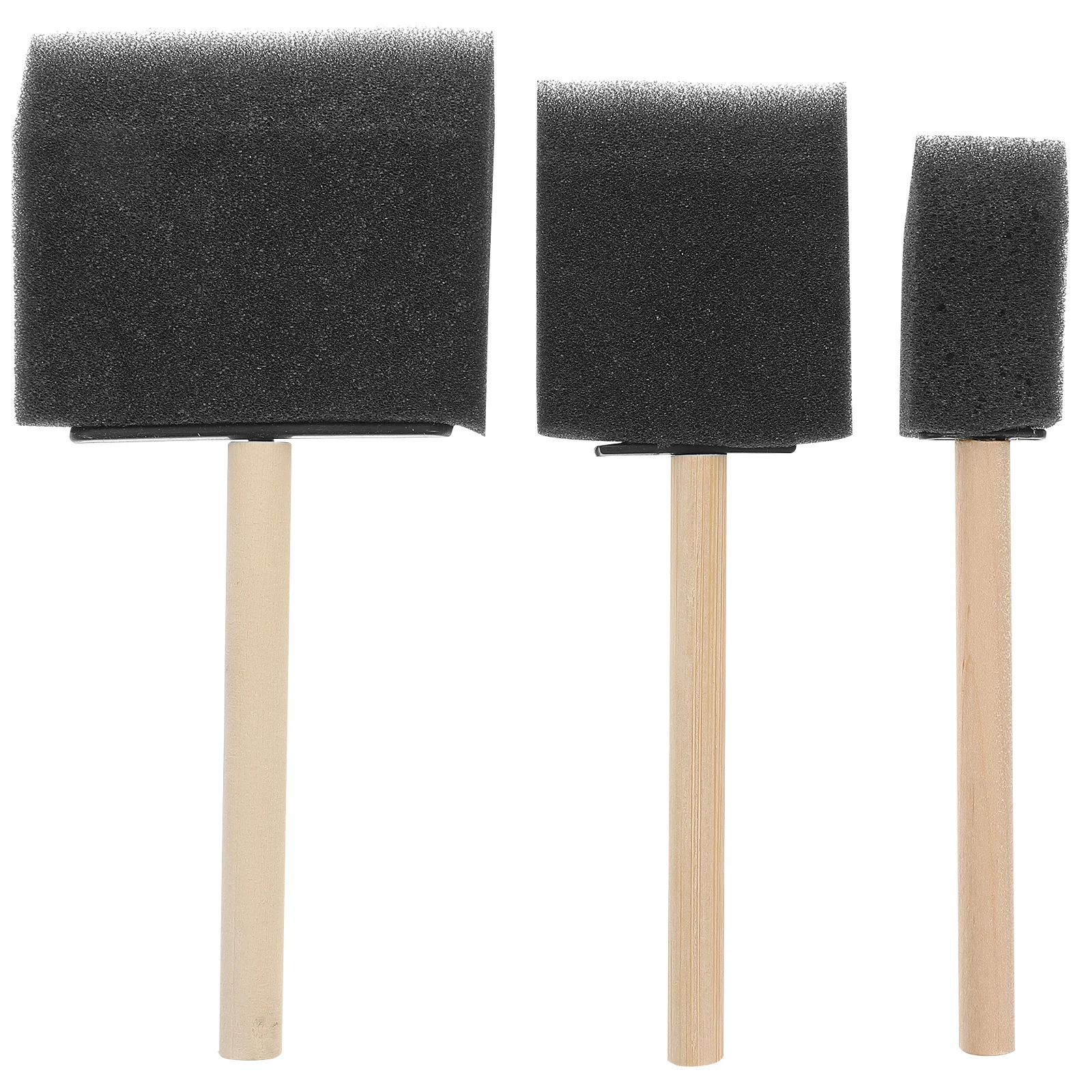 24 قطعة من إسفنجات الرسم الإسفنجية السوداء، أدوات رسم خفيفة الوزن ممتازة للحفلات المدرسية والأنشطة اليدوية الفنية