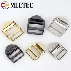 4/10Pcs 20/25/31/38mm Metal Buckle Adjustment Clothing Tri-Glide Decor Clasp Bag Strap Webbing Slider Adjust Hook Belt Buckles