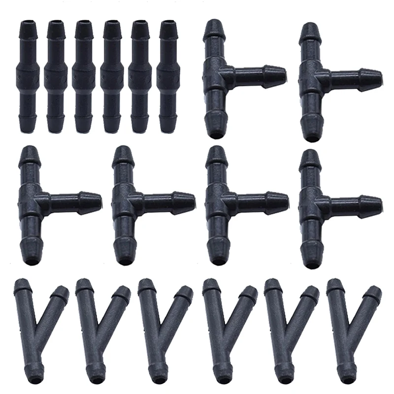 18pcs Car Wiper Spray Pipe Joint  Nozzle for Umbrella Hanging Hook#294579