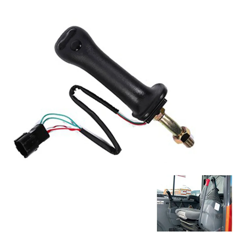

4X 3 Buttons Excavator Joystick Assy Handle Gears For Daewoo Doosan DH DX150 215 225 300 370-9C Right Control Rod