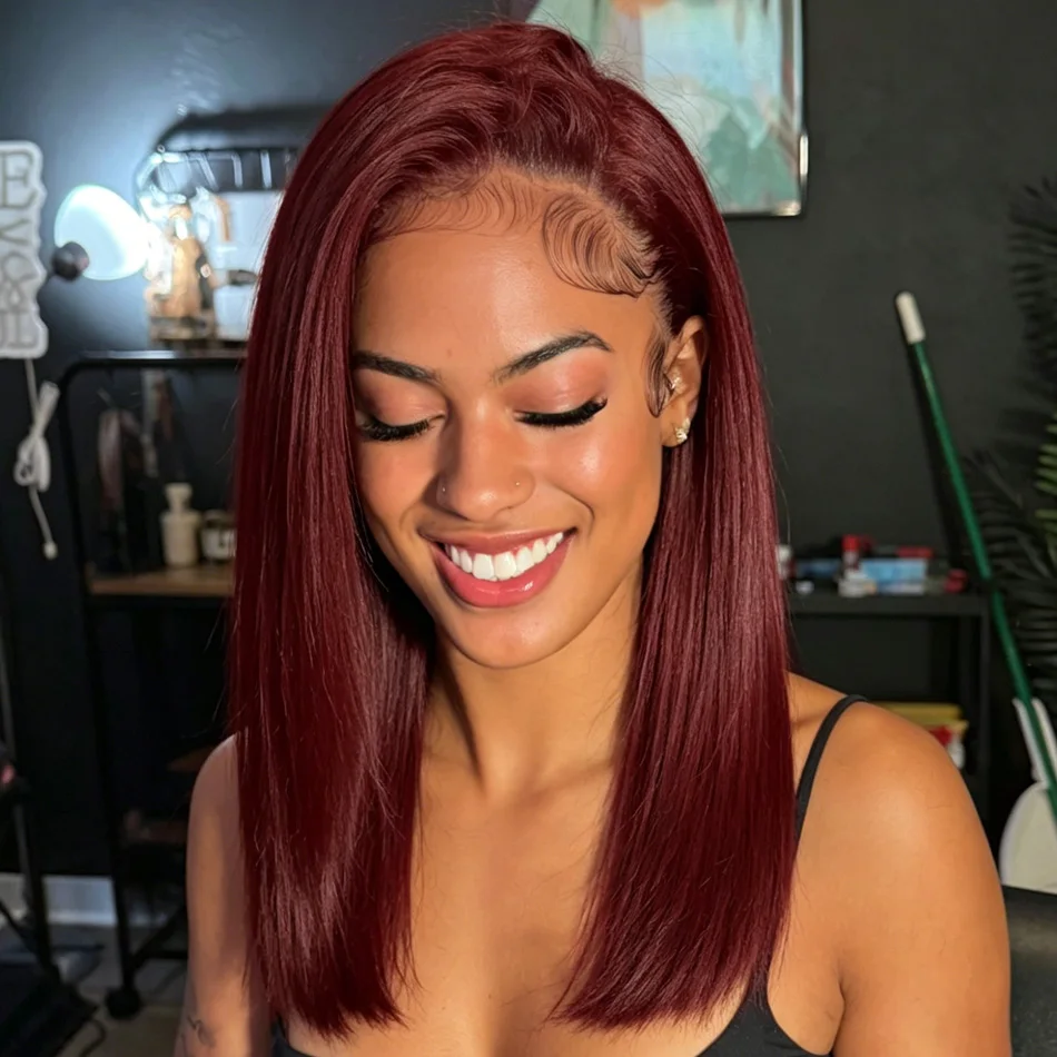 99j-burgundy-13x4-13x6-lace-front-bob-wigs-100-human-hair-raw-vietnamese-5x5-glueless-red-straight-wig-double-drawn-250-density