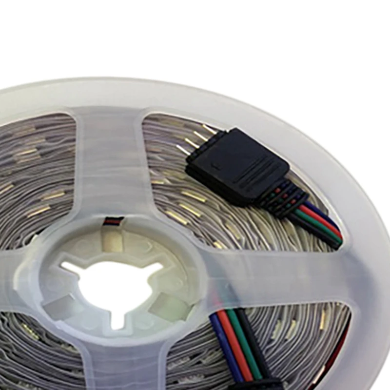 5 Meter 3528RGB Strip Light Kit +44 Keys Remote Control Waterproof Led Strip Plate Color Random