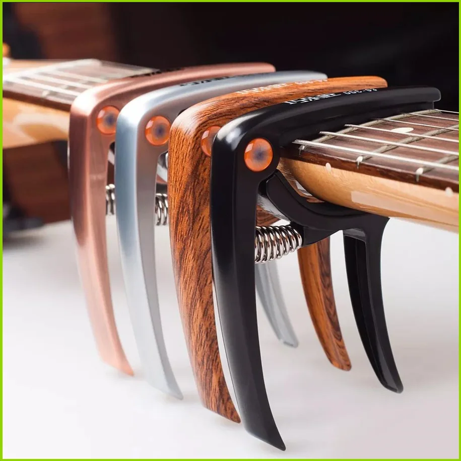Capo para Guitarra Acústica/Elétrica, Clipe/Presilha para Guitarra, Acessórios para Guitarra Clássica, Ukulele, Mandolim