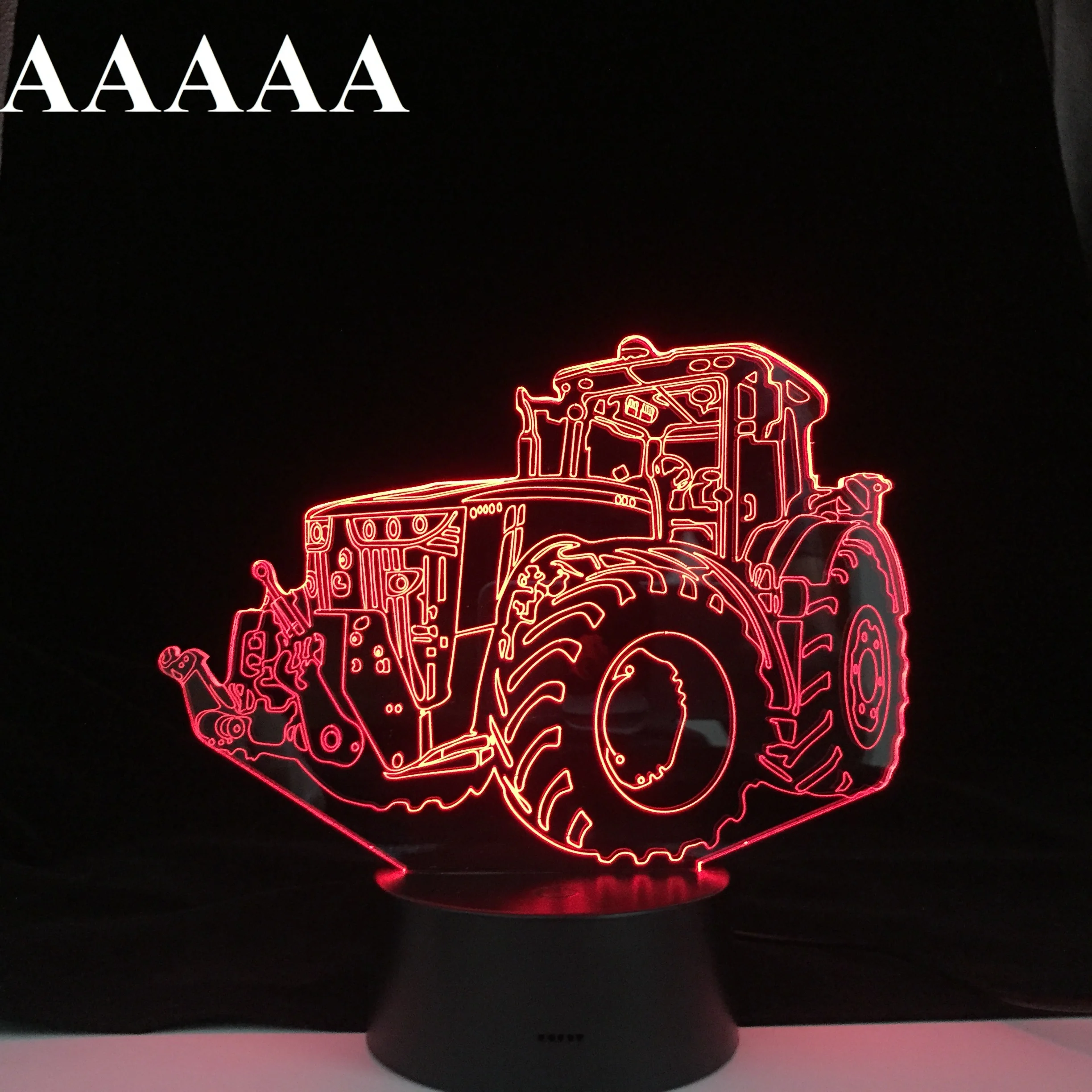 Tractor Truck Car Kids Room Nightlight 3D Led Night Light Desk LampTouch Sensor Room Lighting Children Holiday Best Home Gift