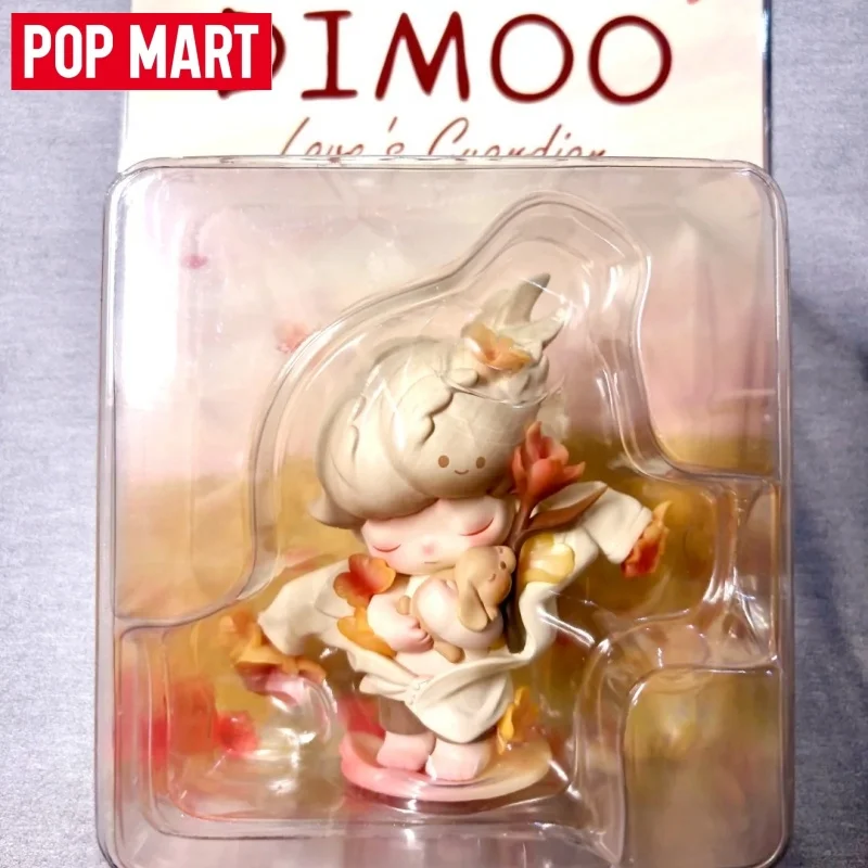 

POPMART Dimoo Guardian Of Love Original Pvc Figure Collectible Hanging Card Art Toy Cute Desktop Decor Gift For Adult Collectors