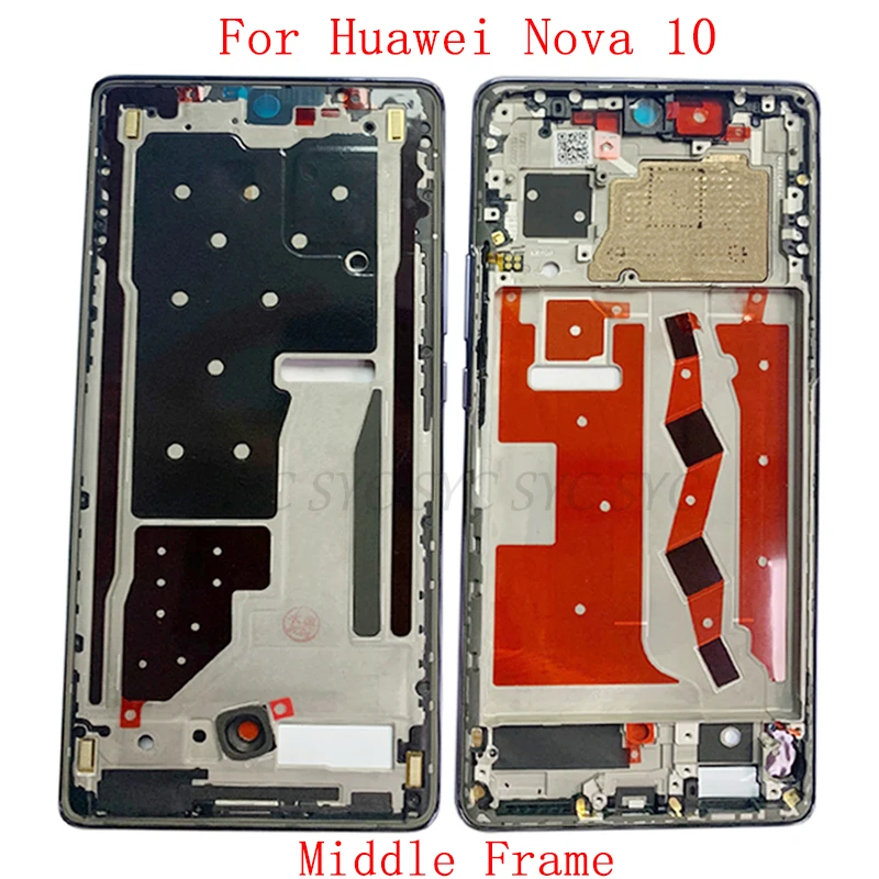 

Middle Frame Housing LCD Bezel Plate Panel For Huawei Nova 10 Pro Phone Metal LCD Frame Repair Parts