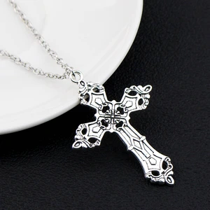 Vintage baroque pendant necklace for men and women, Gothic grunge stream, y2k gothic jewelry accessories, free shipping 8 Main Sales Pingente Cruz - №1