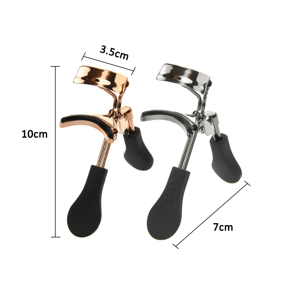 New Eyelash Curler Rubber Handle Make Up Tools Lashes Tweezers Long Lasting Curl Eyelashes Curling Beauty Accessories