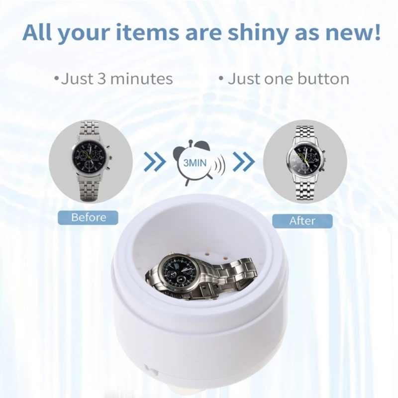 D0AB Ultrasonic Cleaner Jewelry Cleaner Professional Ultrasonic Cleaner Portable