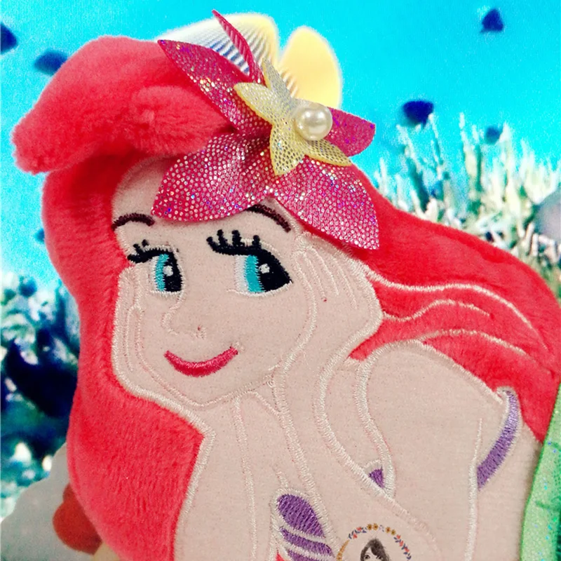 Dễ Thương Hoạt Hình Disney Nàng Tiên Cá Ariel Sang Trọng Đồ Chơi Búp Bê Đựng Tiền, Túi Đựng Quà Tặng Trẻ Em Bé Gái