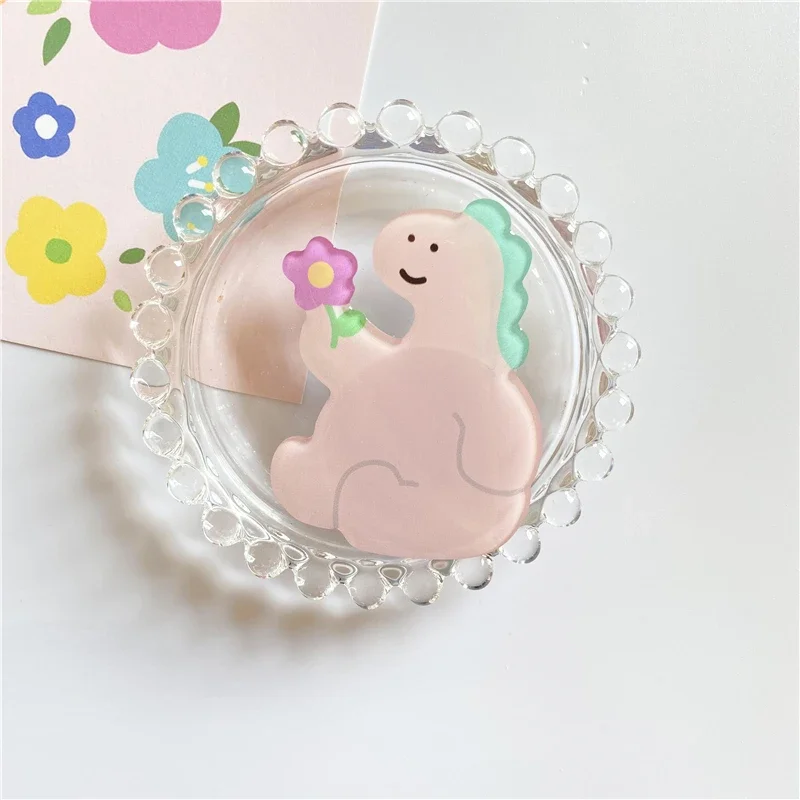 Penyangga Ponsel Beruang Dinosaurus Lucu, Penyangga Universal untuk Bersantai, Aksesoris Cocok untuk IPhone 17 16, Penyangga Soket, Penahan Ponsel