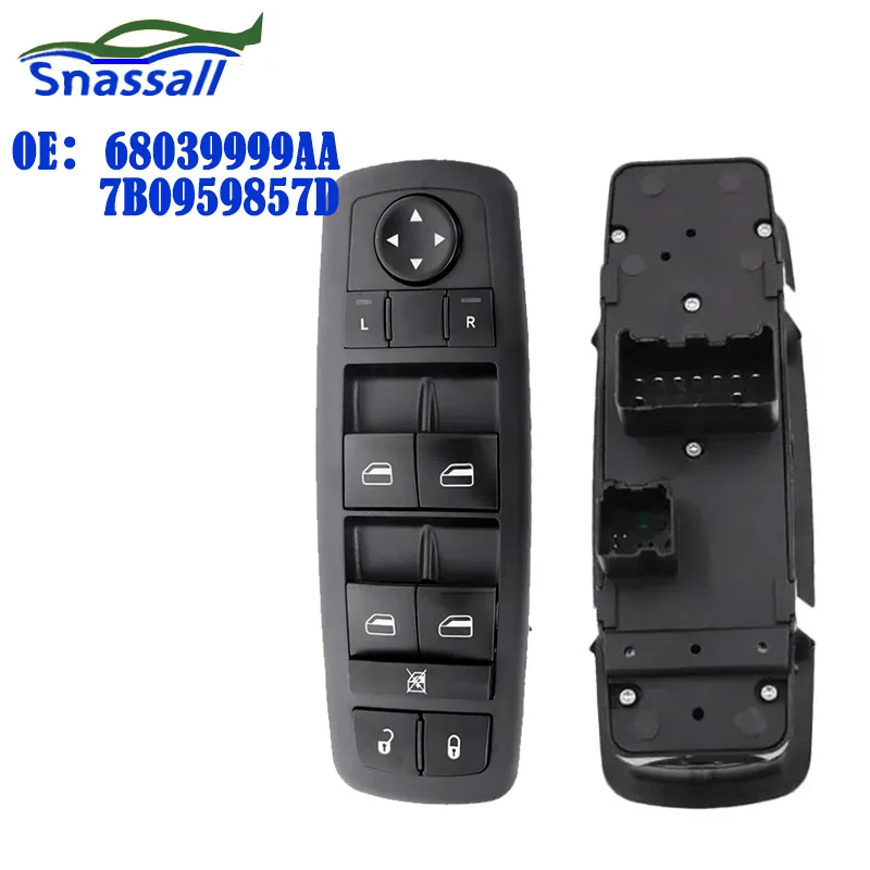 

68039999AA 7B0959857D Auto Car Lifter Window Switch For Dodge Nitro Journey Chrysler Town & Country Jeep 2008-2009 68039999AC