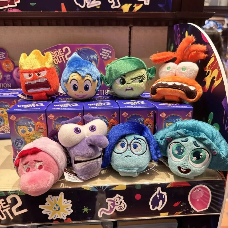 Disney Hong Kong Pixar Inside Out 2 cute Doll Pendant Anxiety Embarrassment Envy Diy Cartoon Headband Hairband Headwear Gift