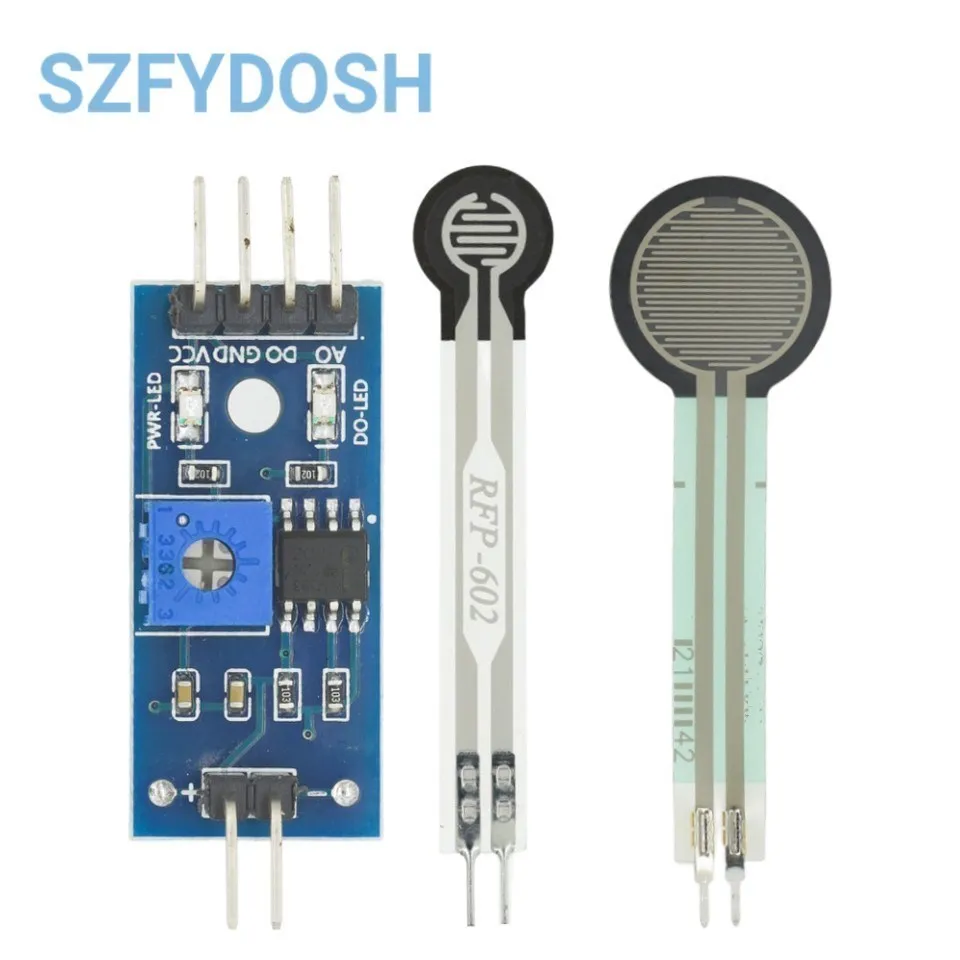 Moduł rezystancyjnego czujnika ciśnienia membrany ogniwa obciążnikowego elastyczny analogowy czujnik siły FSR402 4mm 5mm 7mm 110mm dla Arduino