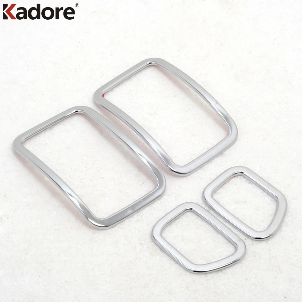 

For Mitsubishi Pajero Montero Sport 2009-2014 Chrome Car Front Side Air Condition Vent Outlet Cover Trim Interior Accessories