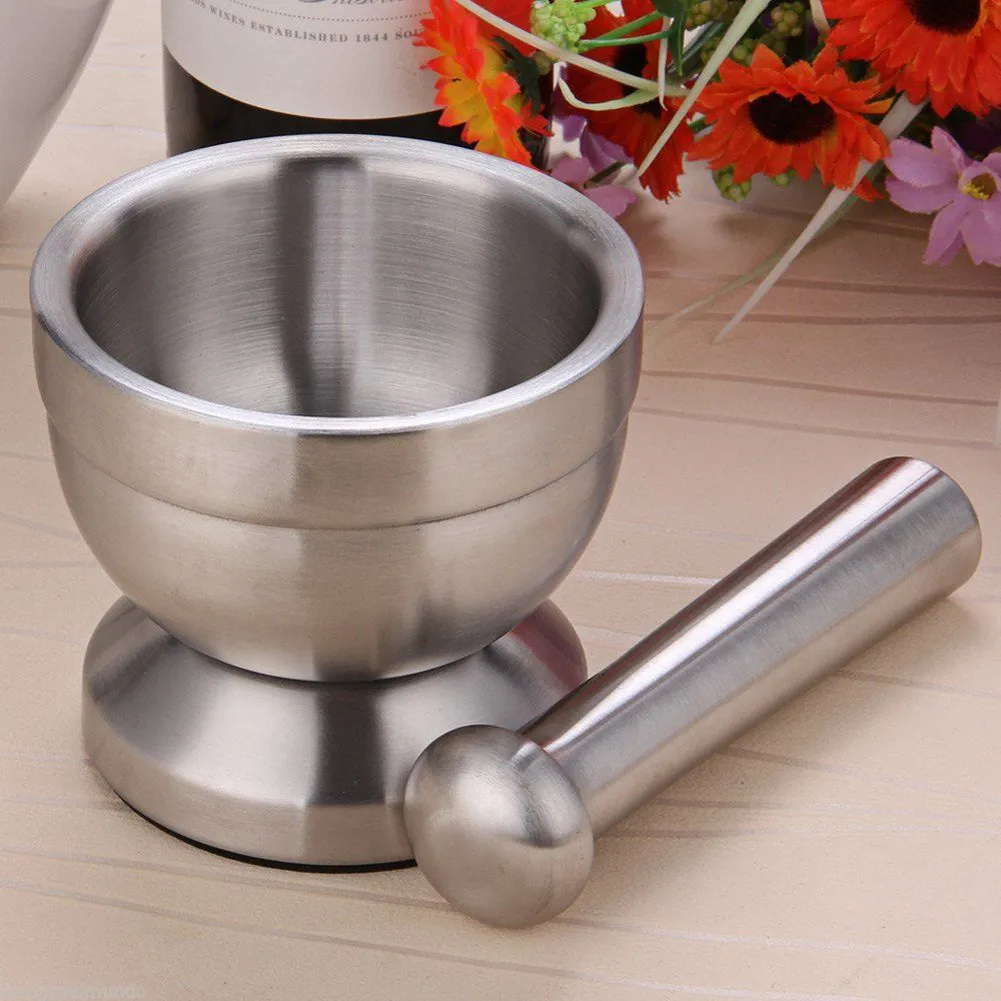 

Grain Mill Pepper Grinder Manual Spice Salt BBQ Tools Stainless Steel Gadgets for Kitchen Cooking Seasoning Supplies