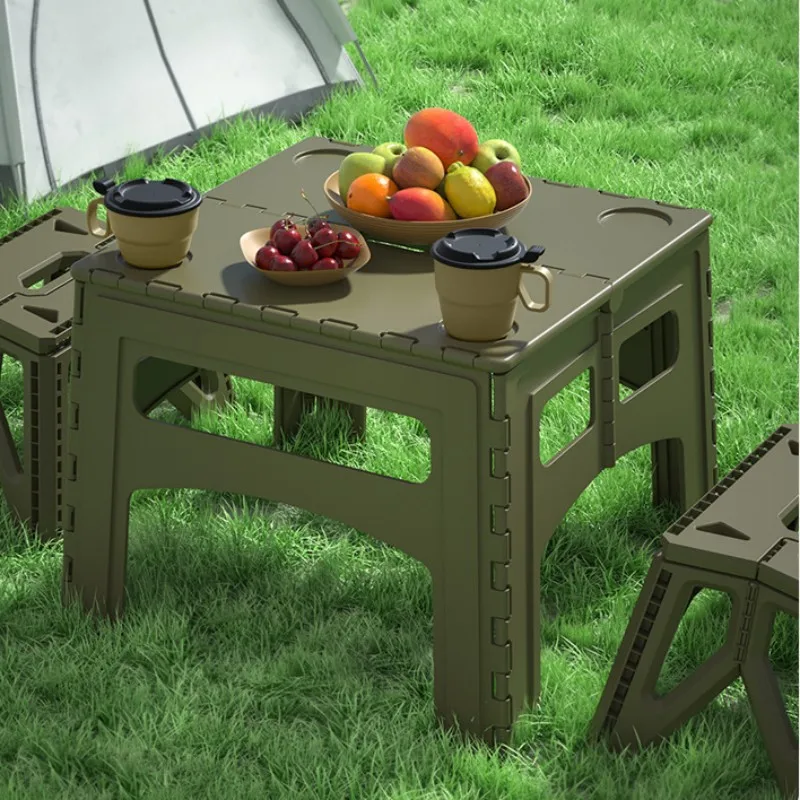 Multifunctional Outdoor Camping Table Barbecue Picnic Table Camping Equipment Portable Folding Table