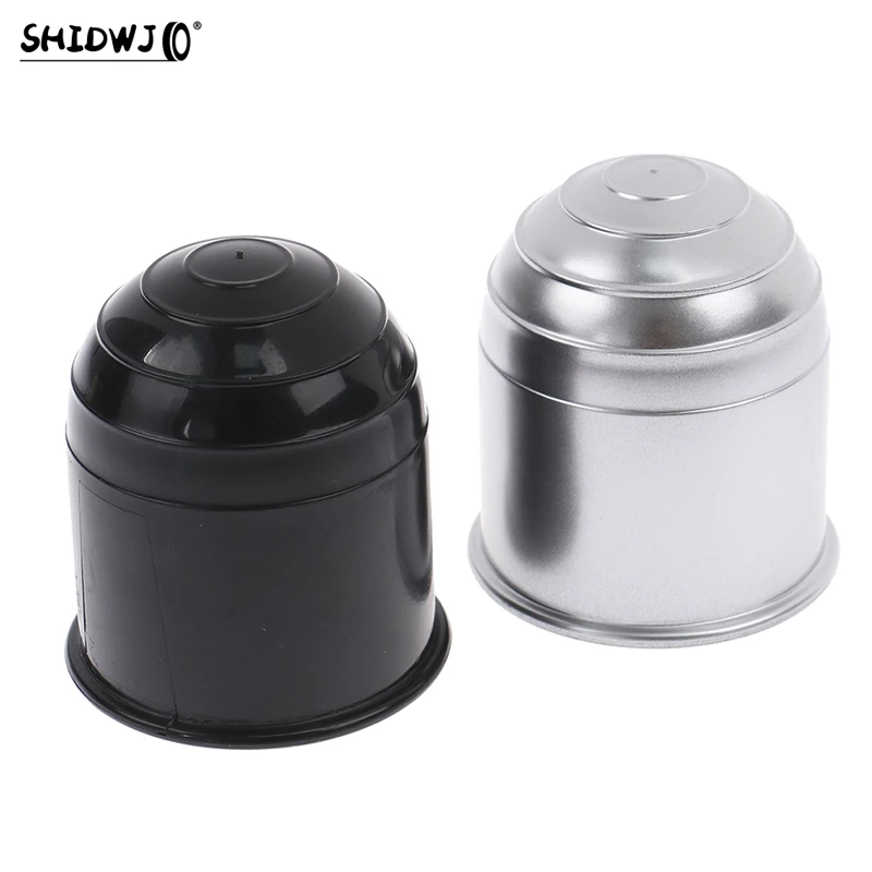 50mm Black Silver Car Tow Hook Ball Cover Cap Tow Hook Cap Hitch Caravan Traile Towing Tow Hook Towball Trailer Accessories