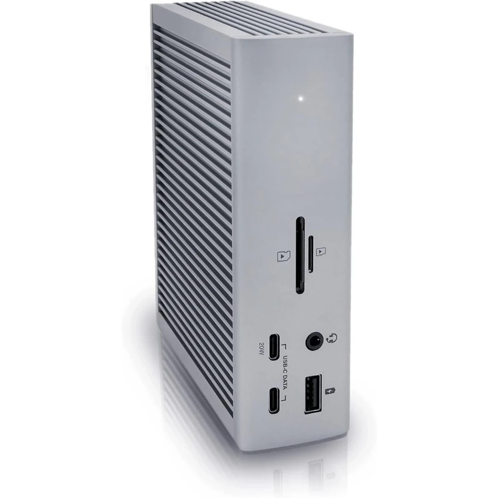 Thunderbolt 4 Dock 18 porte 98 W Ricarica 40 Gbps USB CA 2,5 GbE 8K 6K Display per Mac PC Cromo