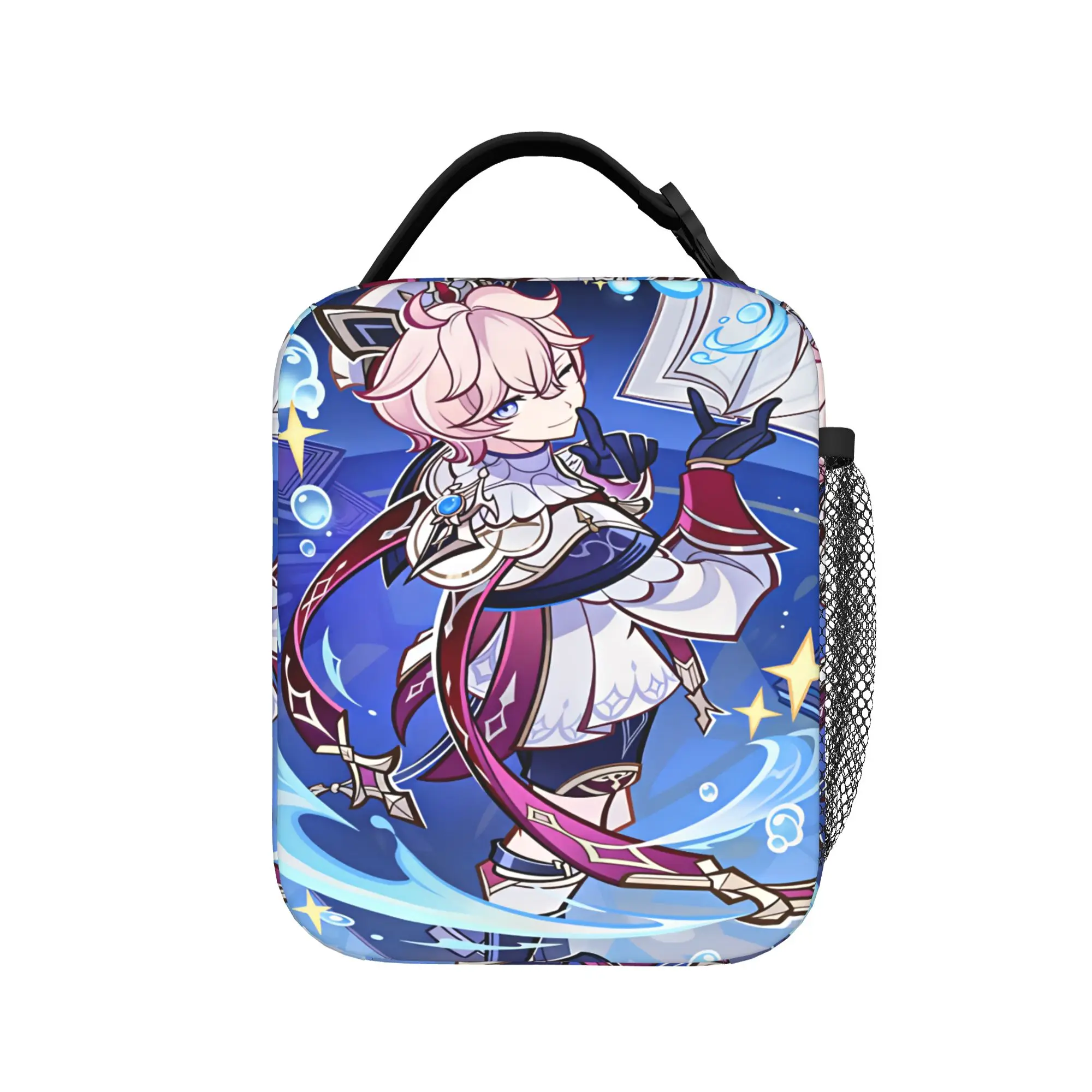 Genshin Impact Lunch Bag Game Character Travel Lunch Box For Child  Design Thermal Lunch Bags Waterproof Convenient Cooler Bag