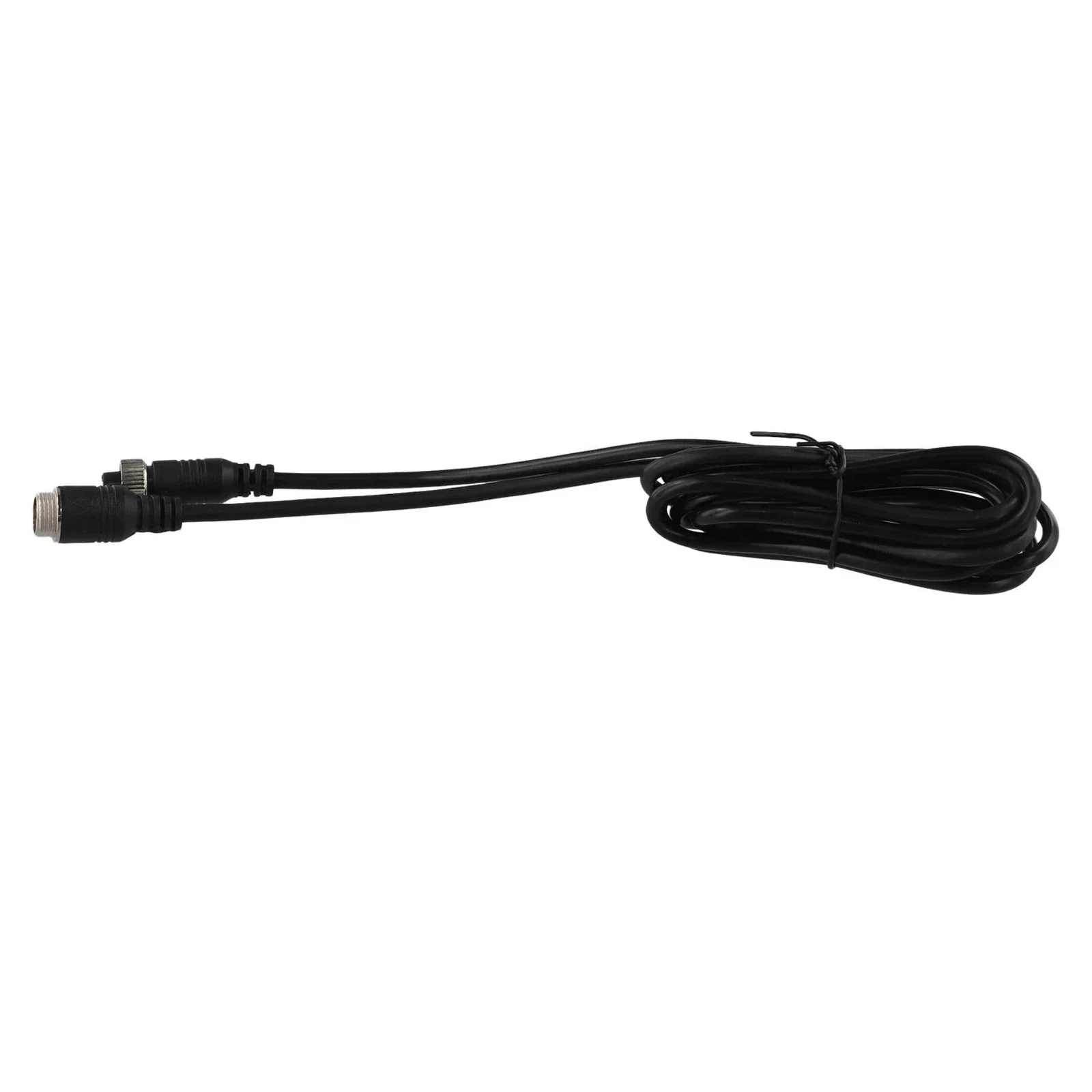 High Quality Extension Cable 1pc 4-pin Black Aviation Cable Video Extension Cable For Car Bus Truck Reversing Camera